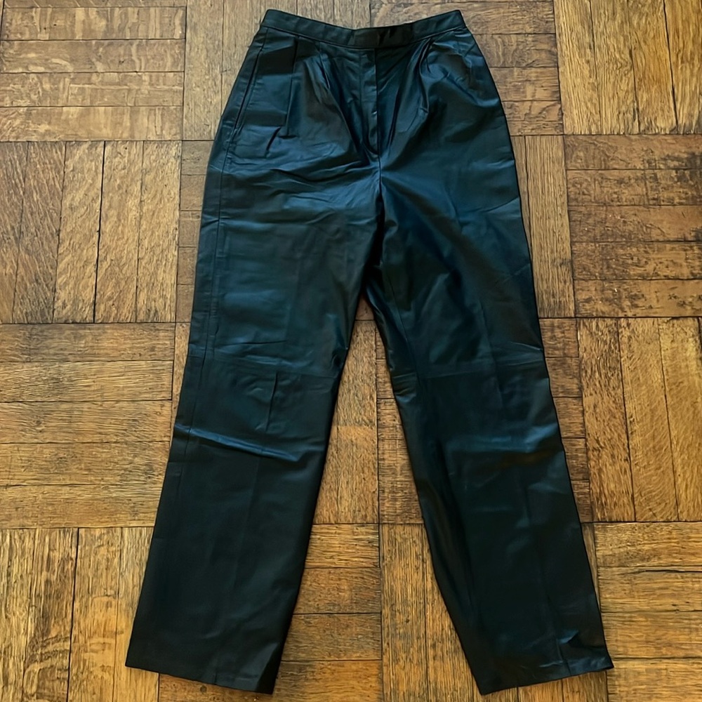 Vintage leather trousers